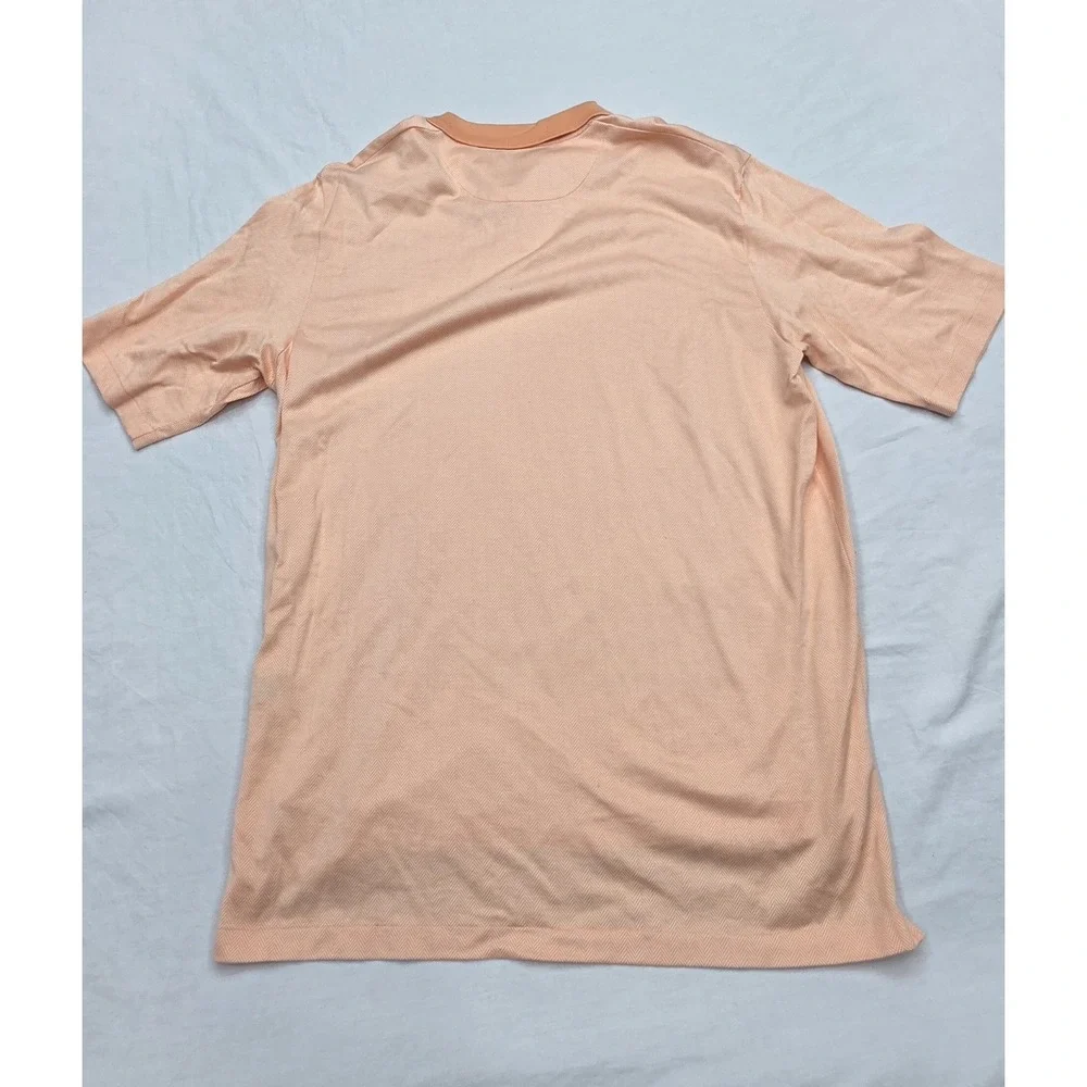 Polo Golf Ralph Lauren Men's Peach 100% Pima Cotton Polo Size Large